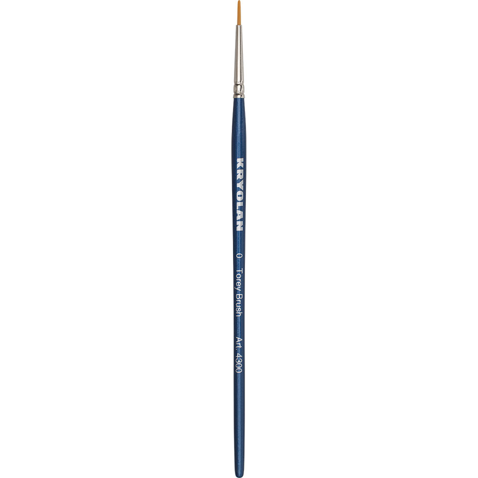 Pensula profesionala subtire Kryolan #0 pentru make up 1buc