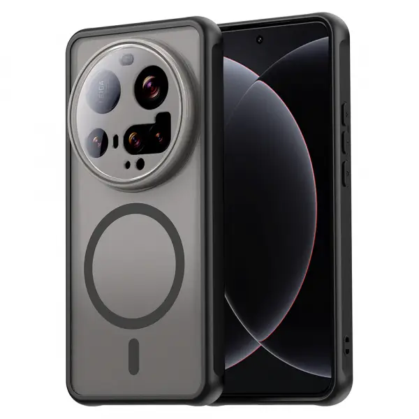 Husa MagSafe pentru Xiaomi 15 Ultra, Techsuit, HaloFrost II, Neagra