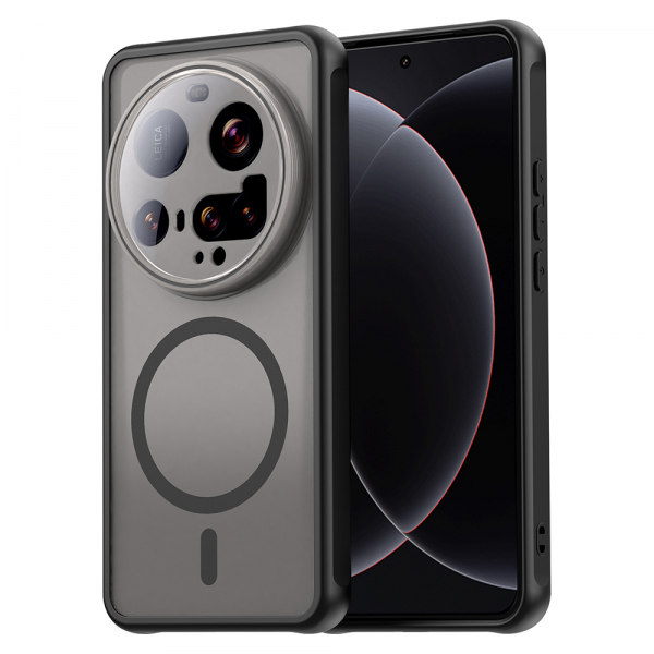 Husa MagSafe pentru Xiaomi 15 Ultra, Techsuit, HaloFrost II, Neagra