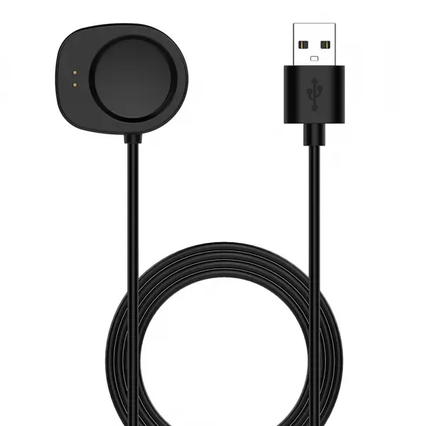 Cablu Incarcare Techsuit THA4 pentru Amazfit T-Rex 3 / Balance, USB-A, Negru
