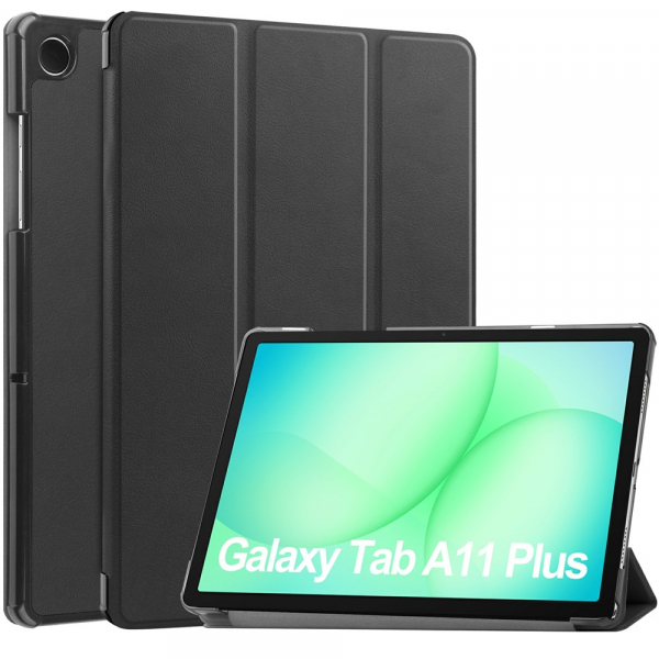Husa pentru Samsung Galaxy Tab A11+ / Tab A9+, Techsuit, FoldPro, Neagra