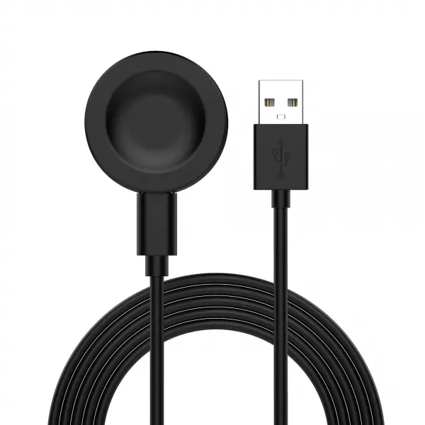 Incarcator Wireless Techsuit THC2 pentru Honor Watch / Huawei Watch Series, USB-A, Negru