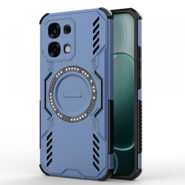 Husa MagSafe pentru Oppo A6 Pro 5G / A6 Pro 4G, Techsuit, ArmorMag, Albastra