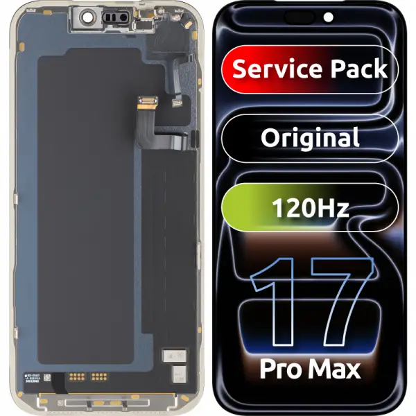Display cu Touchscreen Apple iPhone 17 Pro Max, cu Rama, Negru, Service Pack 661-56050