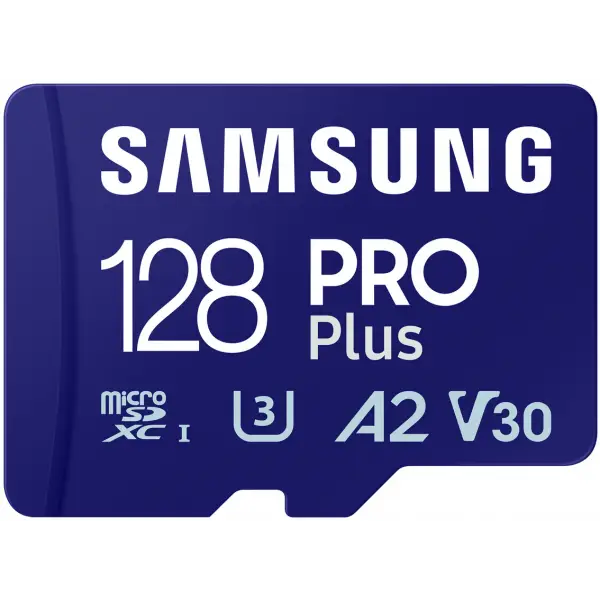 Card Memorie microSDXC Samsung PRO Plus, 128Gb, Clasa 10 / UHS-1 U3, Cu Adaptor MB-MD128SA/EU