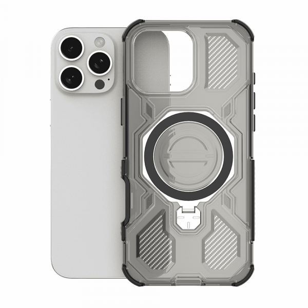 Husa pentru Motorola Edge 60 Fusion / Edge 60, Techsuit, Carbon Shield Pro, Fumurie