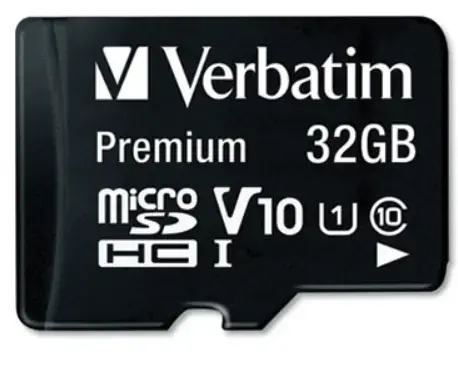 Card de memorie Verbatim 44083, microSDHC, 32 GB, Clasa 10 + Adaptor SD