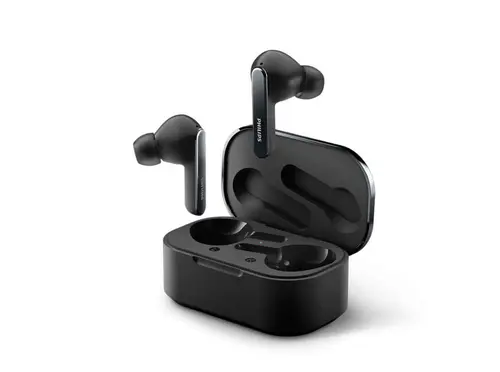 Casti True Wireless Philips TAT5506BK/00, ANC, IPX5, Bluetooth (Negru)