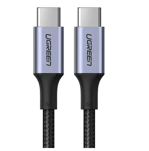 Cablu Date si Incarcare USB-C - USB-C UGREEN US316, 100W, 1.5m, Gri
