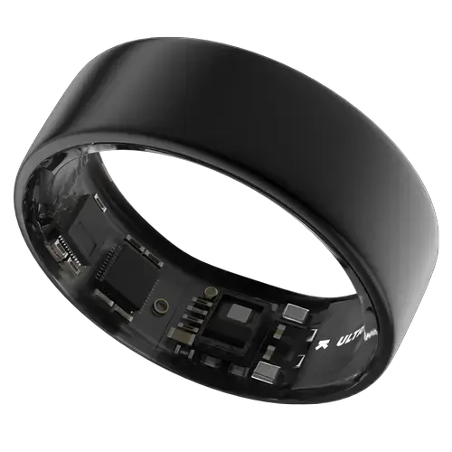 Smart Ring Ultrahuman Ring Air UHRA-MG-07, Bluetooth BLE5, HRV, VO2 Max, Android/iOS, Monitorizare ritm cardiac, Saturatie Oxigen, Autonomie 6 zile, 18.09 mm (Gri)