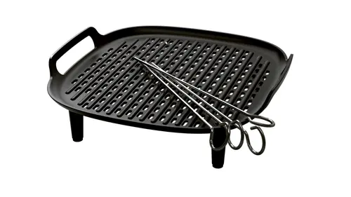 Kit Grill Friteuza cu aer cald Philips HD9926/00, 3.2 l / 4.2 l