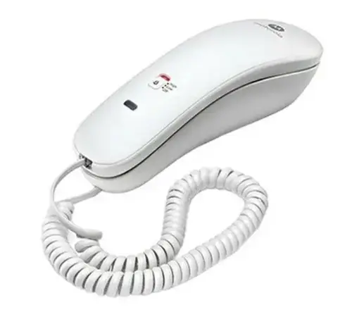 Telefon fix cu fir Motorola CT50, de perete, 10 memorii (Alb)