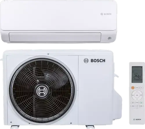 Aparat de aer conditionat Bosch Climate 6000i 35WE 7733701844, 12000 BTU, Clasa A+++/A++, Ionizare, Follow Me, I Clean, Wi-Fi Ready (Alb)