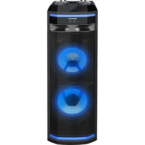Boxa portabila Blaupunkt PS11DB, Bluetooth, FM, SD, USB, Karaoke, lumini disco