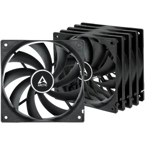 Set 5 Ventilatoare Arctic F12 PWM PST, 120mm