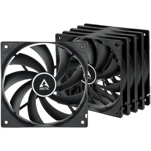 Set 5 Ventilatoare Arctic F12 PWM PST, 120mm