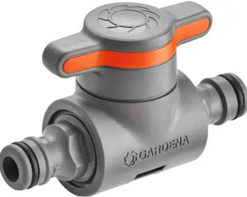 Niplu intermediar cu robinet Gardena 18266-50 (Gri)