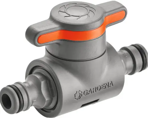 Niplu intermediar cu robinet Gardena 18266-50 (Gri)