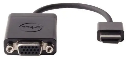 Adaptor Dell 470-ABZX, HDMI Male - VGA Female (Negru)
