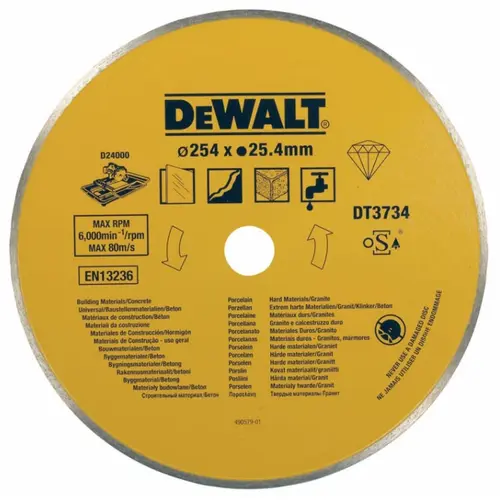 Disc diamantat DeWALT DT3734 pentru D24000