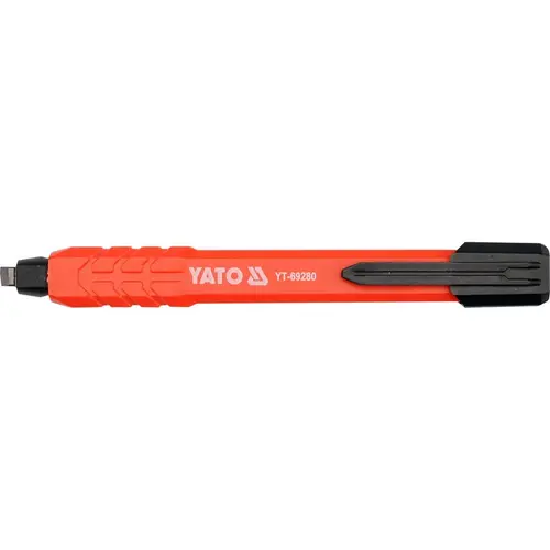Creion mecanic Yato YT-69280, Aplicatii tehnice, Grafit, Negru/Rosu