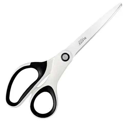 Foarfeca pentru birou LEITZ WOW Titanium, 205 mm, Alb