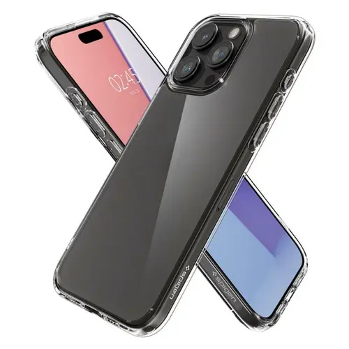 Husa Protectie Spate Spigen Ultra Hybrid pentru Apple iPhone 15 Pro Max (Transparent)
