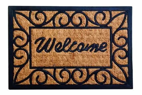 Covoras intrare Vanora VN-GOP-6040P5, cauciuc + nuca cocos, 60 x 40 cm (Maro)