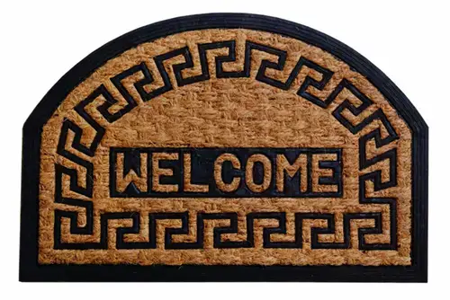 Covoras intrare Vanora VN-GOP-6040P1, cauciuc + nuca cocos, 60 x 40 cm (Maro)