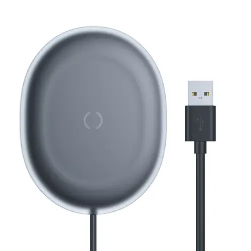 Incarcator Wireless Baseus Jelly, Induction Charger, 15W, Negru