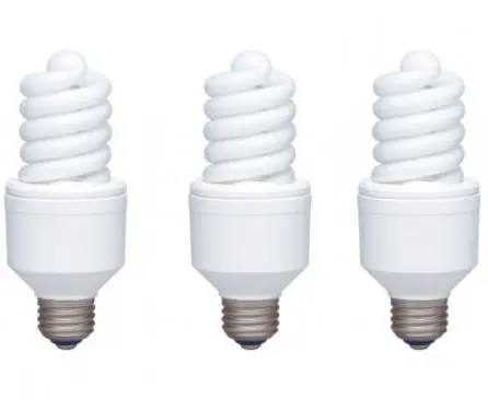 Set 3 becuri economice Panasonic EFD18E27HD-3, putere lampa 18W, echivalent pentru incandescenta 87W