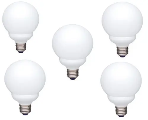 Set 5 becuri economice Panasonic EFG13E282V-5, putere lampa 13W, echivalent pentru incandescenta 60W
