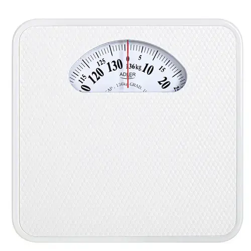 Cantar mecanic de baie Adler AD8179W, 136 kg, Alb