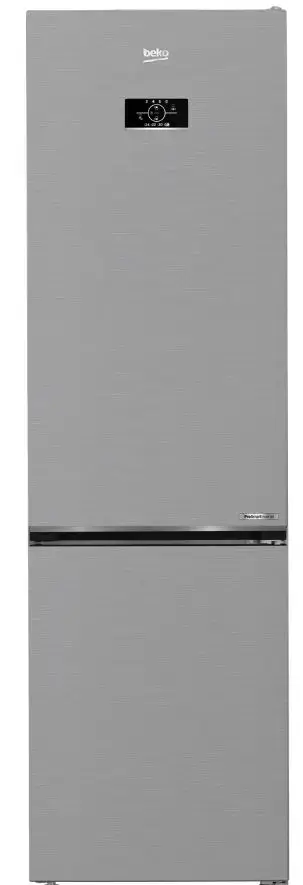 Combina frigorifica Beko B5RCNA405HXB, 355 L, NoFrost, Clasa D, H 203.5 cm (Argintiu)