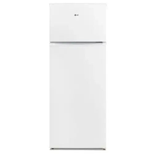 Frigider cu doua usi LDK LF 220W, Clasa F, Capacitate 210 l, H 143.5 cm (Alb)