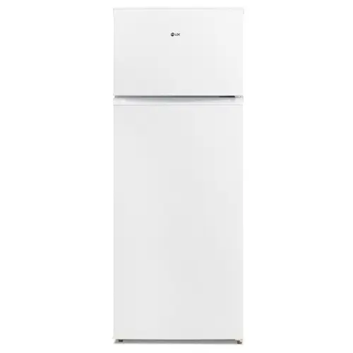 Frigider cu doua usi LDK LF 220W, Clasa F, Capacitate 210 l, H 143.5 cm (Alb)