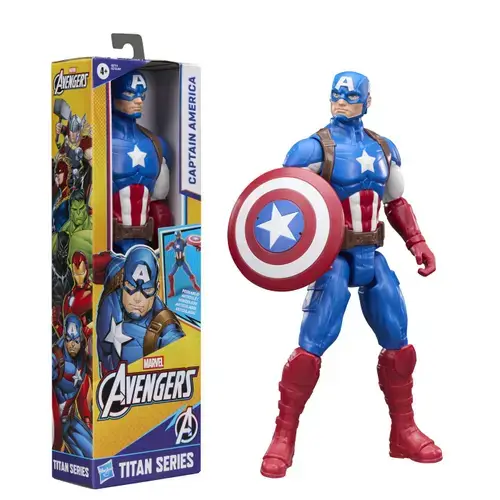 Figurina Marvel Avengers Titan Series - Captain America, 29 cm
