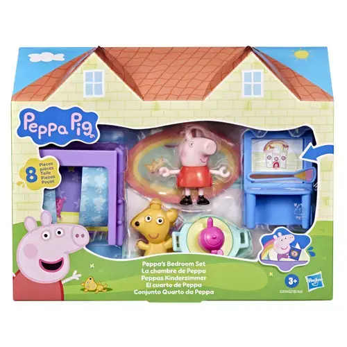 Set de joaca Peppa Pig - Dormitorul lui Peppa, cu accesorii