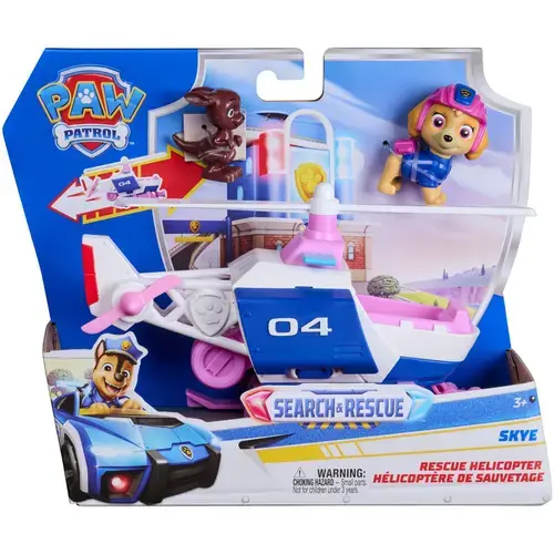 Set figurina si vehicul Paw Patrol - Search & Rescue, Skye