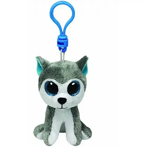 Breloc de plus Ty Catelul Slush, 8.5 cm