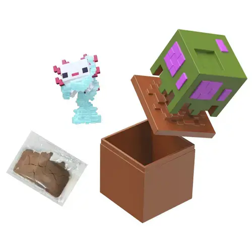 Figurina Minecraft Mini Mode - Explorare miniera, Axolotl