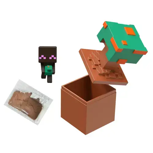 Figurina Minecraft Mini Mode - Explorare miniera, Enderman