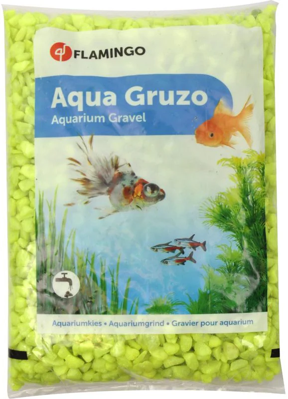 FLAMINGO Pietriş  pentru acvarii, 1kg Neon
