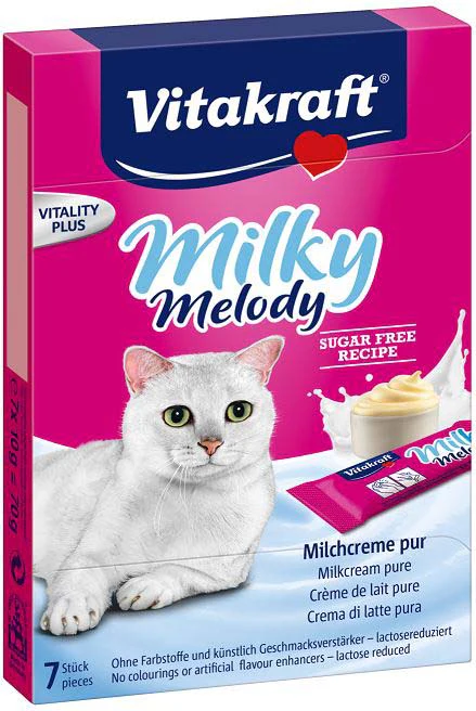 VITAKRAFT Delicatesă pentru pisici Milky Melody 7x10g, 70g
