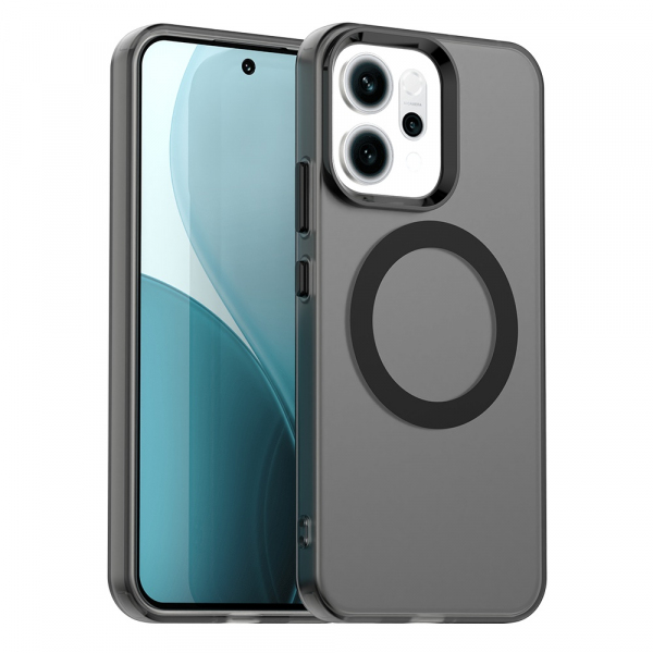 Husa MagSafe pentru Oppo Reno14, Techsuit, CandyCase, Neagra