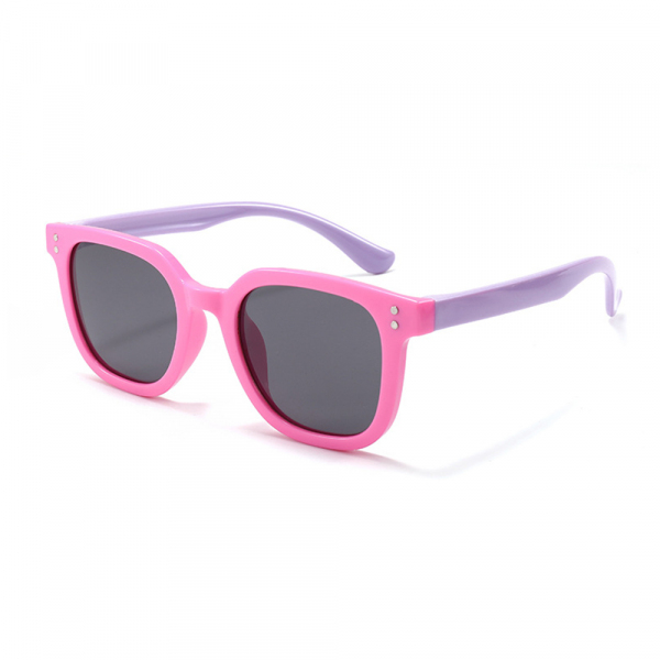 Ochelari De Soare Copii Techsuit 8351-C42, Polarizati, Roz Mov