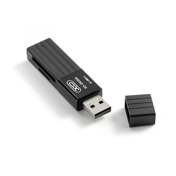 Cititor Card USB XO Design DK05A, SD - microSD, Negru