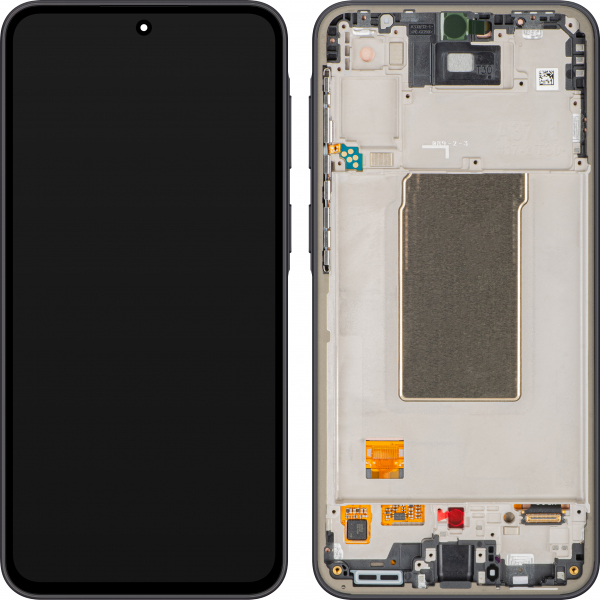 Display cu Touchscreen Samsung Galaxy A37 5G, cu Rama, Negru (Awesome Charcoal), Service Pack GH82-39232A