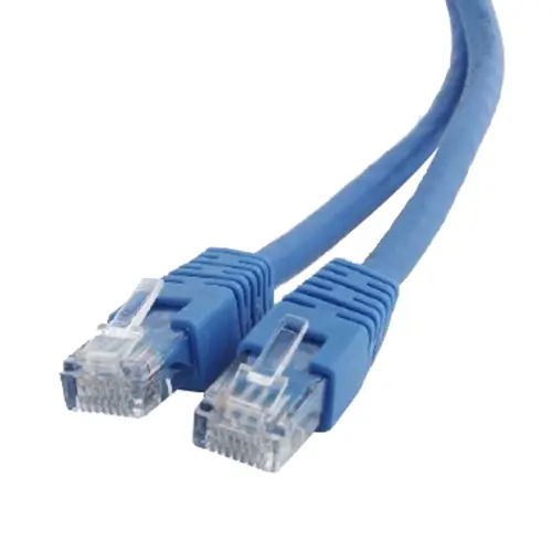 Cablu UTP GEMBIRD Cat6, cupru-aluminiu, 0.5 m, albastru, AWG26, PP6U-0.5M/B