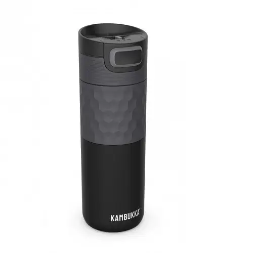 Termos Kambukka, Otel inoxidabil, 3 in 1, Snapclean®, 500 ml (Gri)
